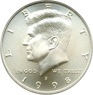 image for: 1998-S 50c PCGS SP70 (SMS)