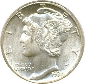 image for: 1934-D 10c PCGS MS64