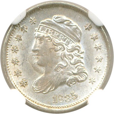 image for: 1835 H10c NGC/CAC MS64 (LM-10)