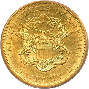 image for: 1853-O $20 PCGS AU55