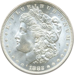 image for: 1882-O $1 PCGS/CAC MS65 (VAM 7 O/O)