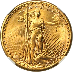 image for: 1927-S $20 NGC MS64