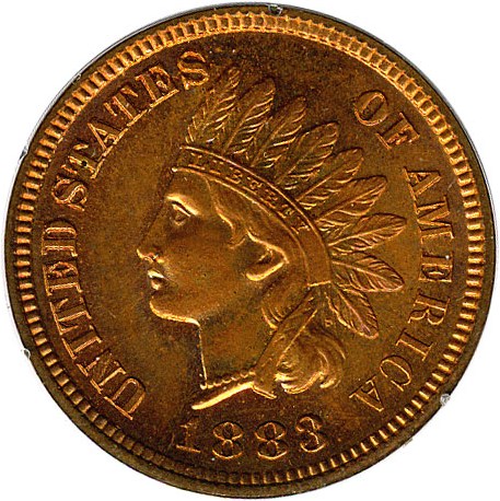 image for: 1883 1c PCGS Proof 64 RD OGH