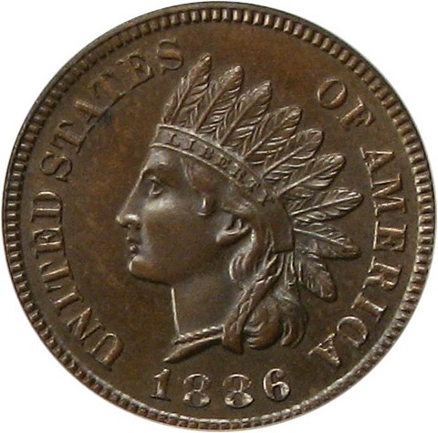 image for: 1886 1c PCGS/CAC Proof 64 BN (Type 1)