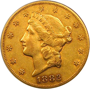 image for: 1882-CC $20 PCGS/CAC XF45