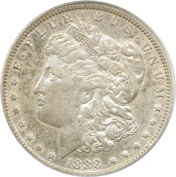 image for: 1888-O $1 PCGS/CAC XF45 (Doubled Die Obverse)