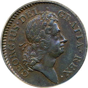 image for: 1723 Hibernia 1/2 P PCGS/CAC AU58