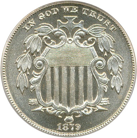 image for: 1879/8 5c PCGS/CAC Proof 66