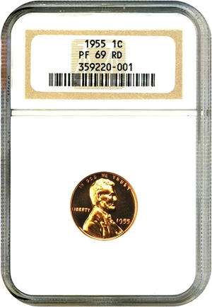 image for: 1955 1c NGC Proof 69 RD