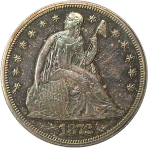 image for: 1872 $1 PCGS/CAC Proof 64