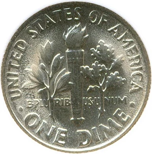 image for: 1968-D 10c NGC MS67