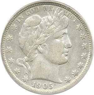 image for: 1905-S 50c PCGS XF40