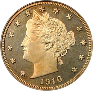 image for: 1910 5c PCGS Proof 66