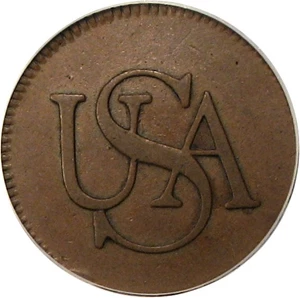 image for: Bar Cent PCGS/CAC AU58 (circa 1785)