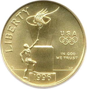 image for: 1996-W $5 PCGS MS69 (Cauldron)