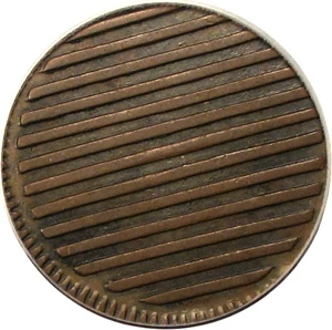 image for: Bar Cent PCGS/CAC AU58 (circa 1785)