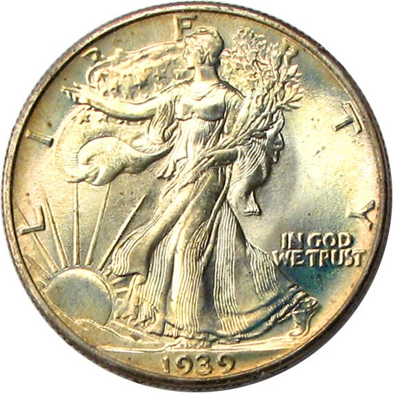 1939 Walking Liberty Half Dollar Values Prices The Greysheet