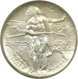 image for: 1934-D Oregon 50c PCGS/CAC MS65