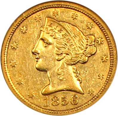 image for: 1856-O $5 NGC AU50