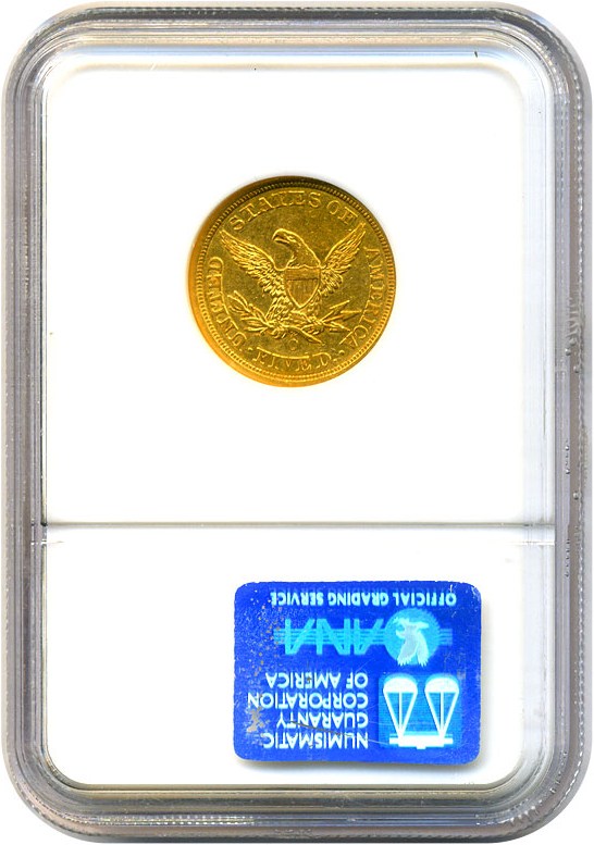 image for: 1856-O $5 NGC AU50