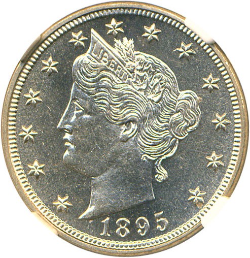 image for: 1895 5c NGC/CAC Proof 64
