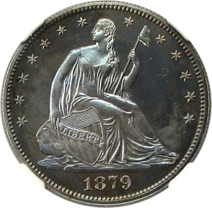 image for: 1879 50c NGC Proof 65