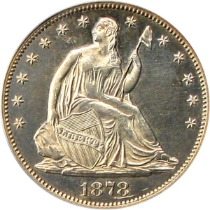 image for: 1878 50c PCGS/CAC Proof 62