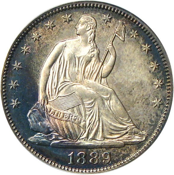 image for: 1889 50c PCGS/CAC Proof 63