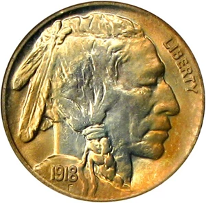 image for: 1918-D 5c NGC/CAC MS66