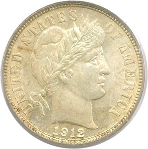 image for: 1912-D 10c PCGS/CAC MS65