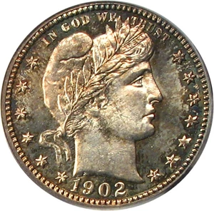 image for: 1902-O 25c PCGS/CAC MS65 * Color *