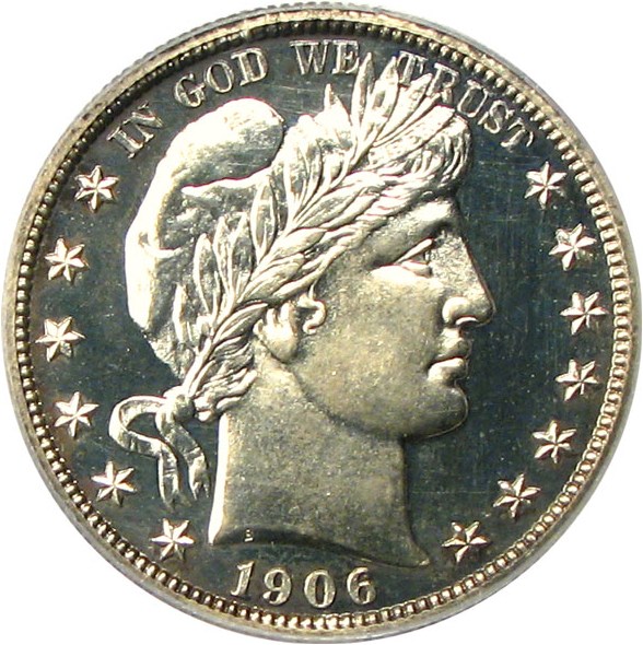 image for: 1906 50c PCGS Proof 63
