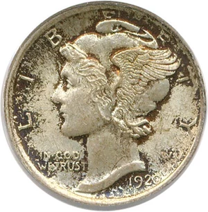 image for: 1920-D 10c PCGS/CAC MS65 FB