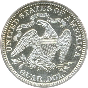 image for: 1882 25c PCGS Proof 62 Cameo