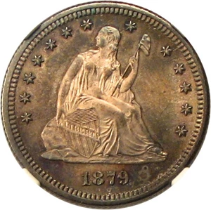 image for: 1879 25c NGC MS66
