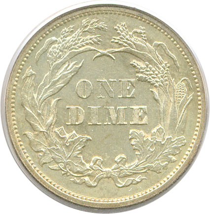 image for: 1874 10c PCGS Proof 63 Cameo (Arrows)