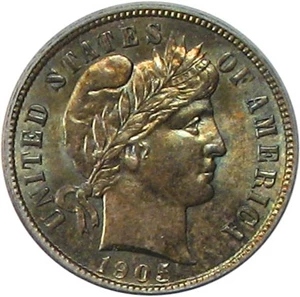image for: 1905-S 10c PCGS/CAC MS66 OGH