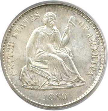 image for: 1860-O H10c PCGS/CAC MS65