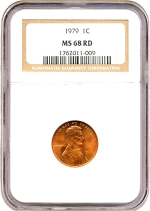 image for: 1979 1c NGC MS68 RD