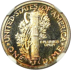 image for: 1940 10c NGC Proof 68 * Color *