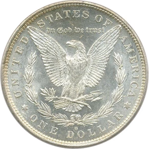 image for: Hot 50 VAM: 1882-O/S $1 PCGS MS65 (Weak)