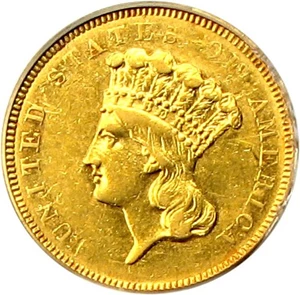 image for: 1854-O $3 PCGS/CAC XF40