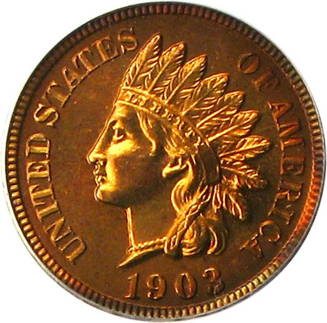 image for: 1903 1c PCGS/CAC Proof 65 RB