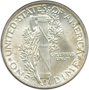 image for: 1920-D 10c PCGS/CAC MS66