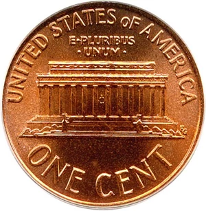 image for: 1992-D 1c PCGS MS67 RD