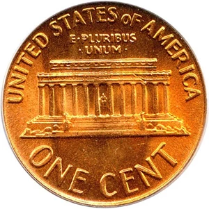 image for: 1970-S 1c PCGS MS66 RD (Large Date)