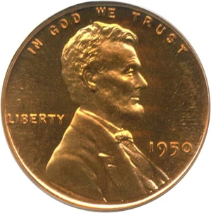 image for: 1950 1c PCGS Proof 65 RD Cameo