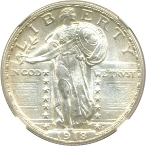 image for: 1918-D 25c NGC MS65 FH