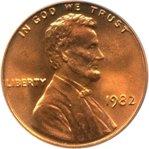image for: 1982 1c PCGS MS67 RD