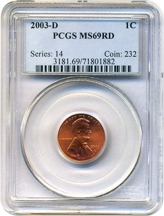 2003 D USA 1 Cent Copper Red